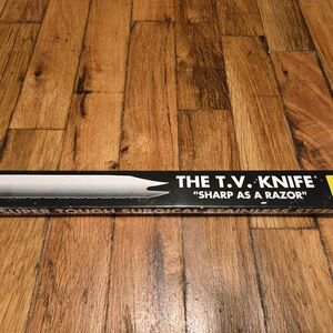 NIP Vtg T.V. Knife Sharp As A Razor Super Tough Surgical Stainless Steel